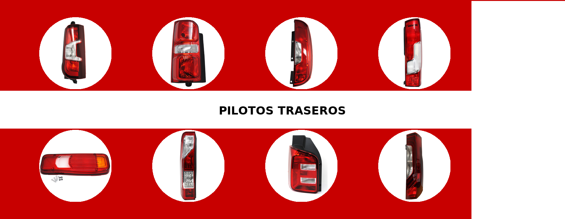 Pilotos traseros